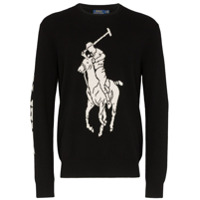 Polo Ralph Lauren Suéter com logo - Black/cream