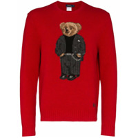 Polo Ralph Lauren Suéter Teddy Bear - Vermelho