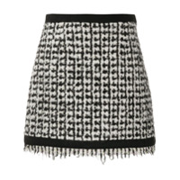 Ports 1961 Minissaia de tweed - Branco