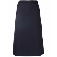 Ports 1961 Saia midi cintura alta - Azul