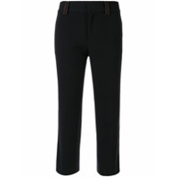 PortsPURE Calça reta cropped - Preto