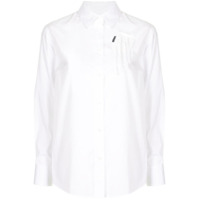 PortsPURE Camisa com patch de crochê - Branco