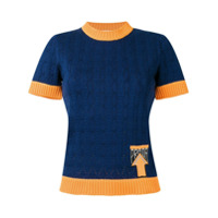Prada Blusa de tricô - Azul