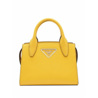 Prada Bolsa tote com logo - Amarelo