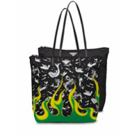 Prada Bolsa tote Twin - Preto