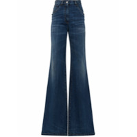 Prada Calça jeans flare cintura alta - Azul