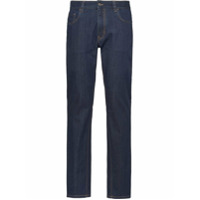 Prada Calça jeans reta cintura média - Azul