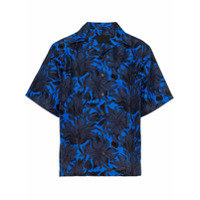 Prada Camisa com estampa floral - Azul
