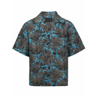 Prada Camisa com estampa floral - Cinza