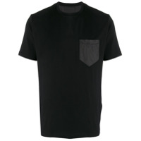 Prada Camiseta com logo bordado - Preto
