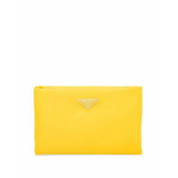 Prada Clutch Tessuto Soft - Amarelo