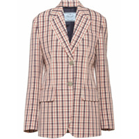 Prada Jaqueta xadrez - Neutro