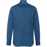Prada slim fit shirt - Azul