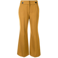 Proenza Schouler Calça cropped flare - Marrom