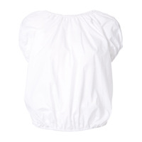 pushBUTTON Blusa cropped - Branco