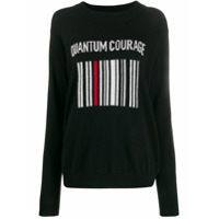 Quantum Courage Suéter com logo - Preto