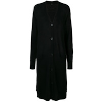 R13 cashmere long length cardigan - Preto