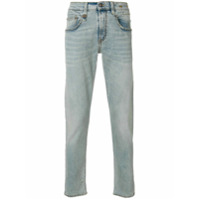 R13 five pockets tapered jeans - Azul