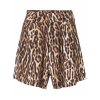 R13 leopard print shorts - Neutro