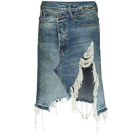 R13 Saia midi jeans Norbury - Azul