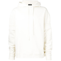 Raf Simons oversized plain hoodie - Branco