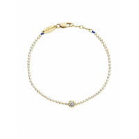 Redline crystal detail bracelet - Branco