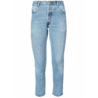 RE/DONE Calça jeans cropped - Azul