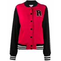 RedValentino Jaqueta com bordado - Vermelho