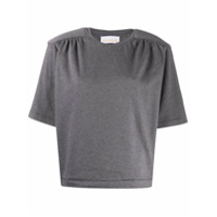 Remain padded-shoulder T-shirt - Cinza