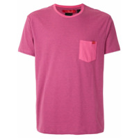 RESERVA T-shirt canelada com bolso - Rosa