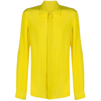 Rick Owens Camisa Performa Office - Amarelo