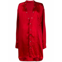 Rick Owens Camisa túnica - Vermelho
