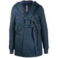 Rick Owens DRKSHDW Parka com capuz - Azul