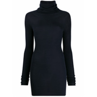 Rick Owens Suéter gola alta com cinto - Azul