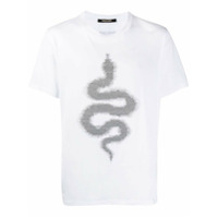 Roberto Cavalli Camiseta Serpent - Branco