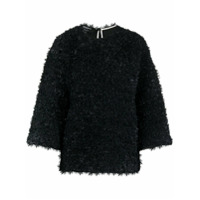 Rochas Blusa de tweed - Preto
