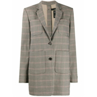 Rokh Blazer xadrez - Preto