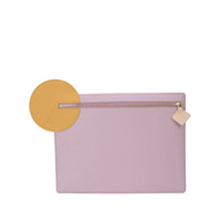 Roksanda Clutch de couro - Rosa