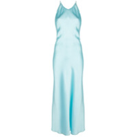 Rosetta Getty Slip dress de cetim - Azul