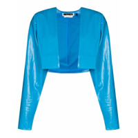 ROTATE Jaqueta Magrit de couro - Azul