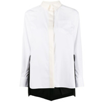 Sacai Camisa hibrida - Branco