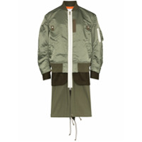 Sacai Jaqueta bomber - Verde