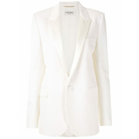 Saint Laurent Blazer Reve de lã - Branco