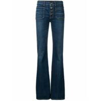 Saint Laurent Calça jeans flare - Azul
