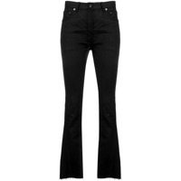 Saint Laurent Calça jeans flare - Preto