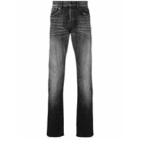 Saint Laurent Calça jeans reta - Preto