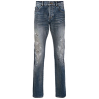 Saint Laurent Calça jeans slim - Azul