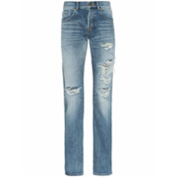 Saint Laurent Calça jeans slim - Azul