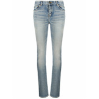 Saint Laurent Calça jeans slim - Azul
