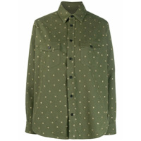 Saint Laurent Camisa com bolsos - Verde